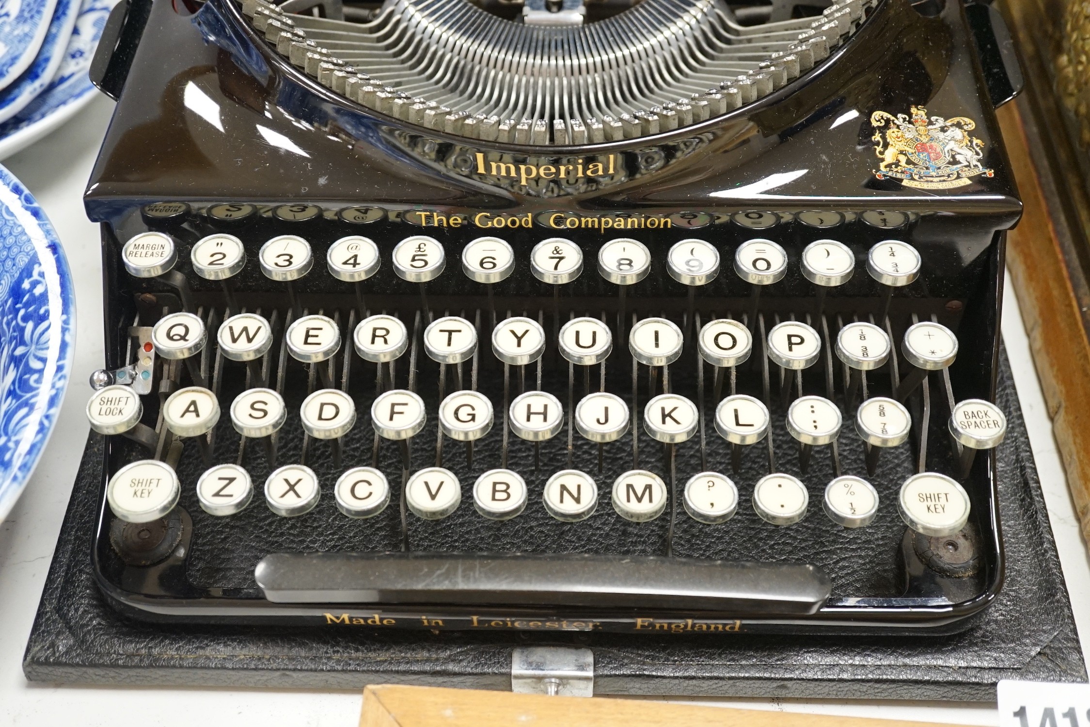 An Imperial ‘Good Companion’ cased typewriter